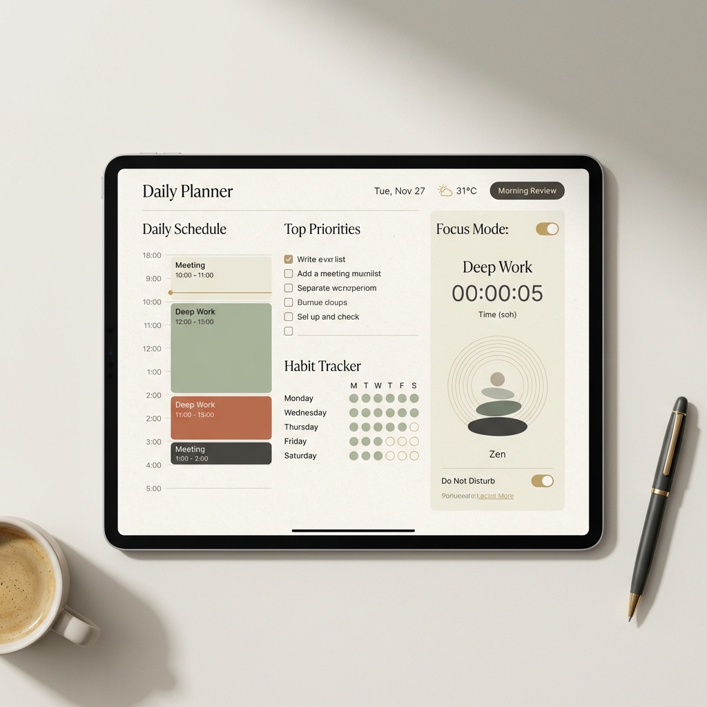 Work Plan for the Day